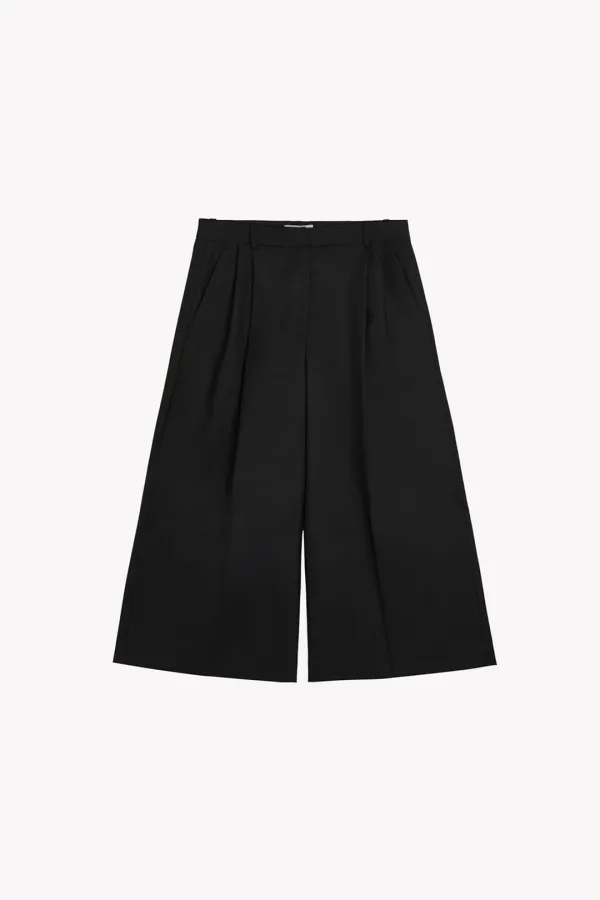 Arno Bermuda Slacks (Black)
