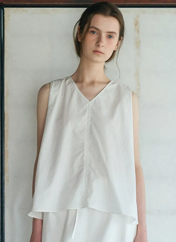 Royce Sleeveless (Ivory)