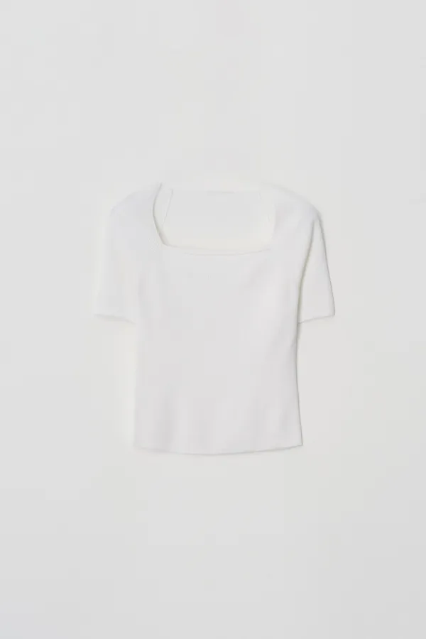 [2nd reorder] grace square knit (white)