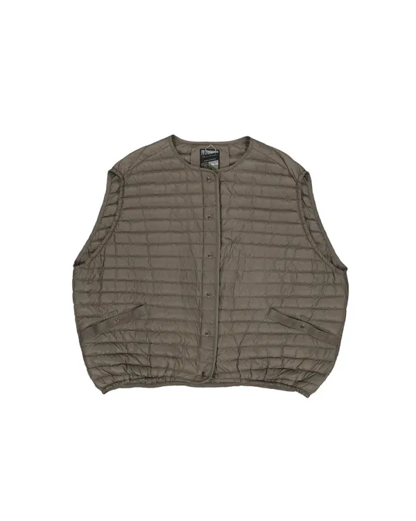 chamber fly light down vest (2color)