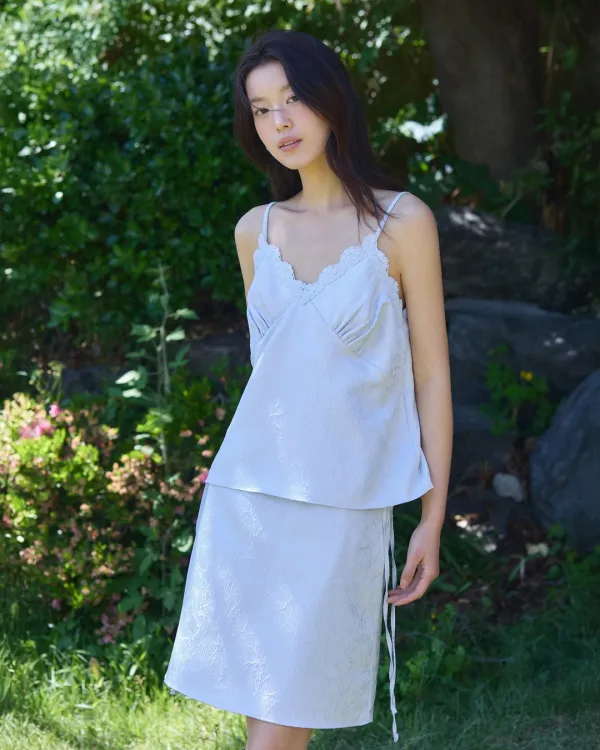 Jacquard satin set - sora