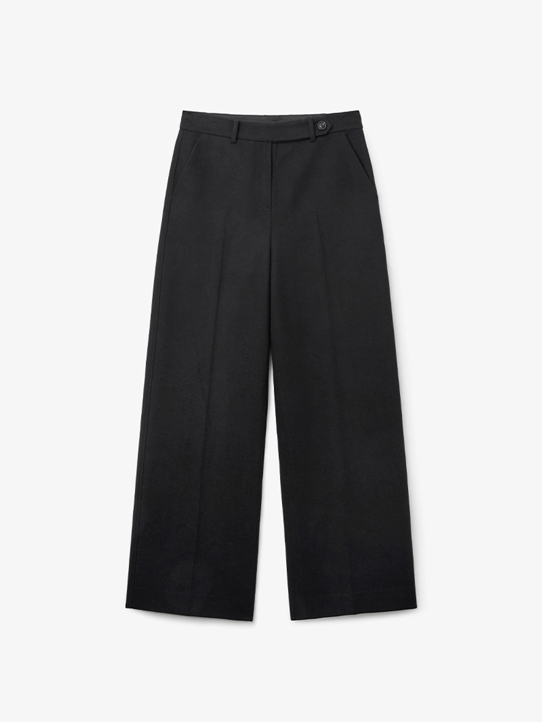 아티드 데일리 울 와이드 팬츠_BLACK 상품 이미지 2