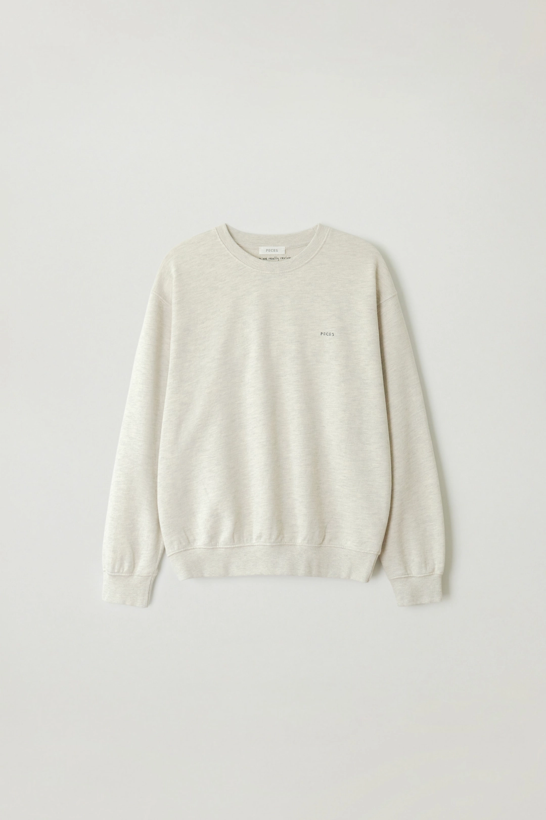 페세스 Washed cotton sweatshirt (Oatmeal) 상품 이미지 1