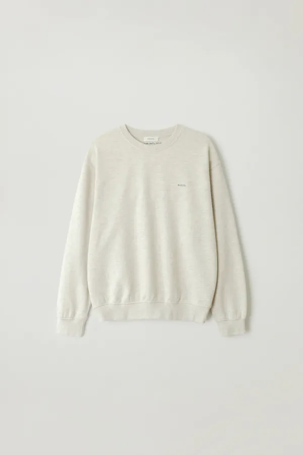 Washed cotton sweatshirt (Oatmeal)