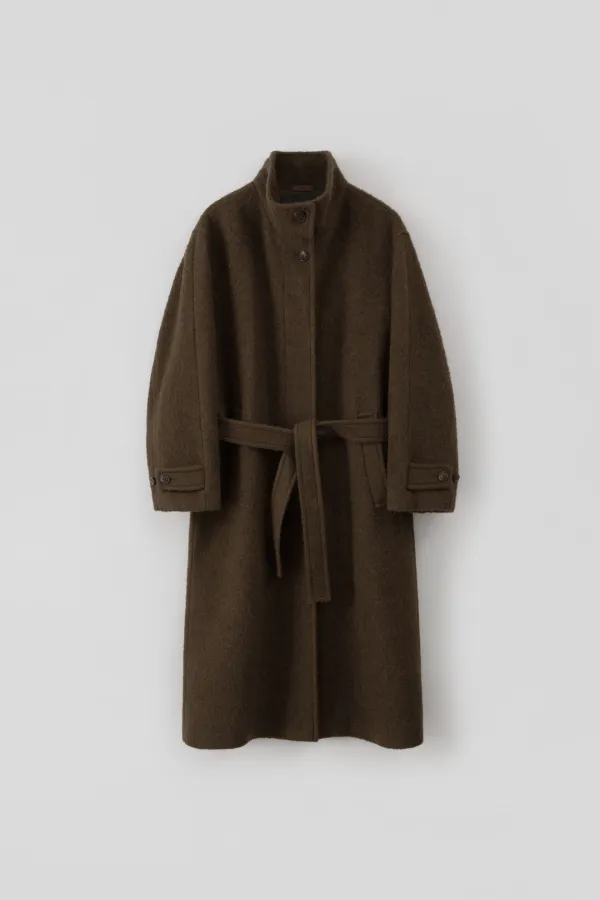 Single Long Coat_Brown