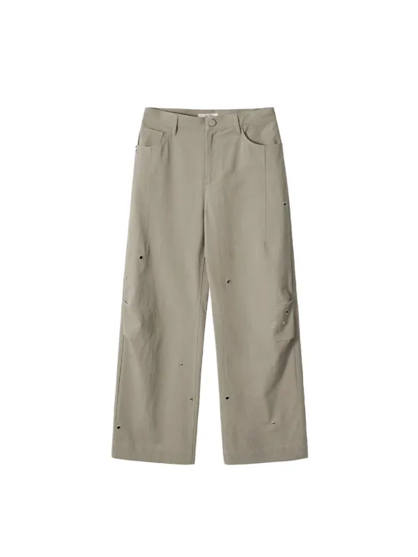 [6/1 출고][3차] Pleated Stud Pants Grey