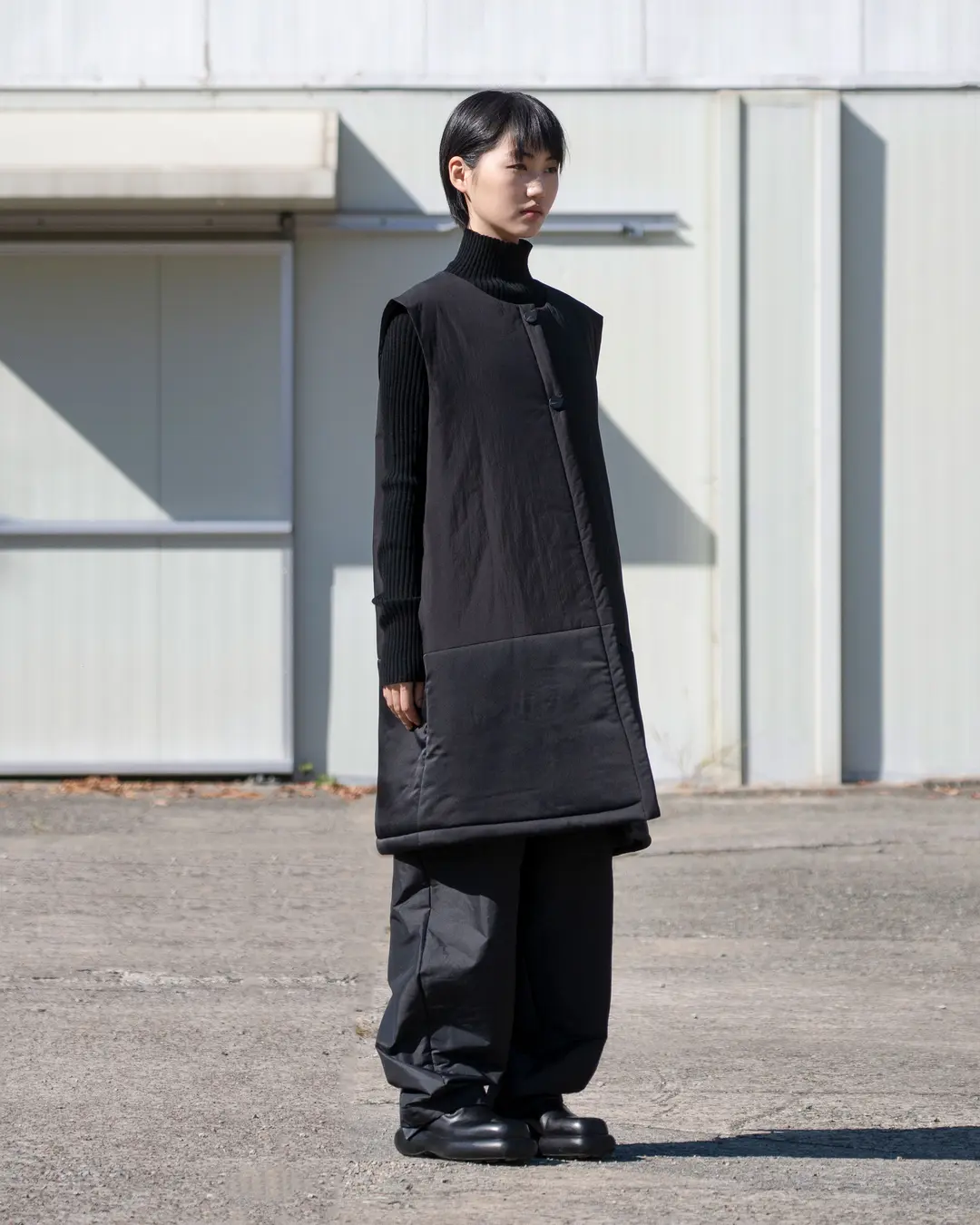 유노이아 padded long vest 상품 이미지 2