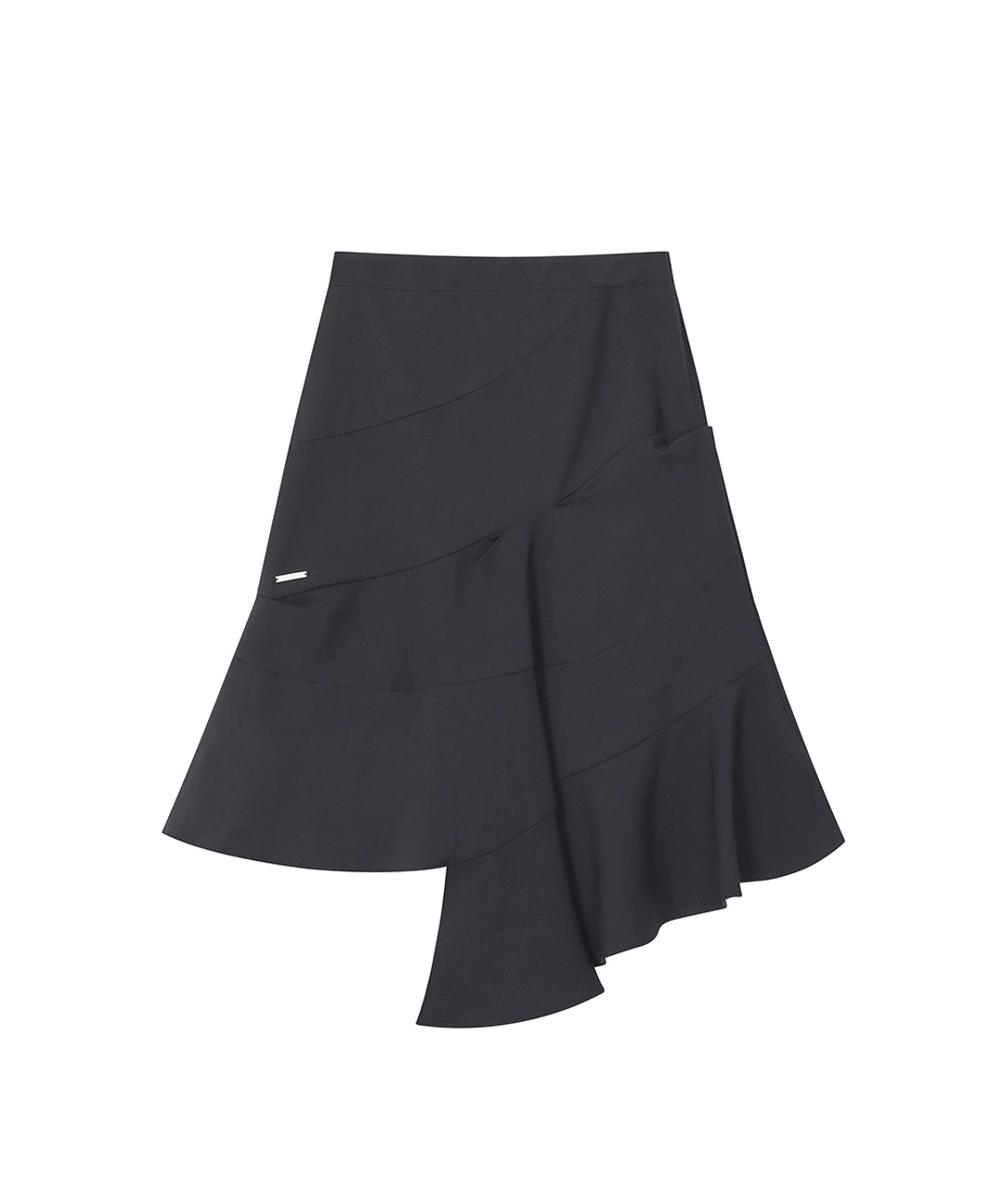 미세키서울 Diagonal midi skirt CHARCOAL 상품 이미지 1