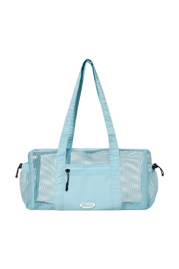 MESH DUFFLE BAG-SKY BLUE