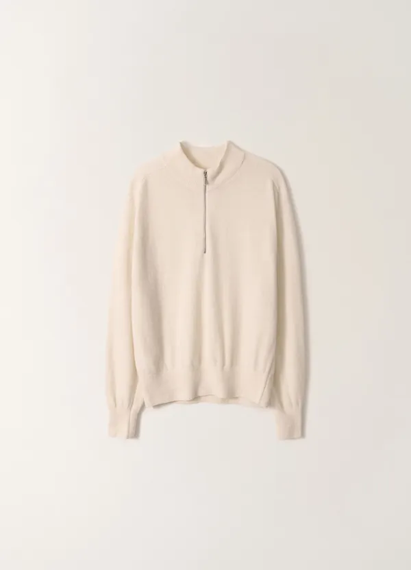 Lane Half Zip knit (Neutral)