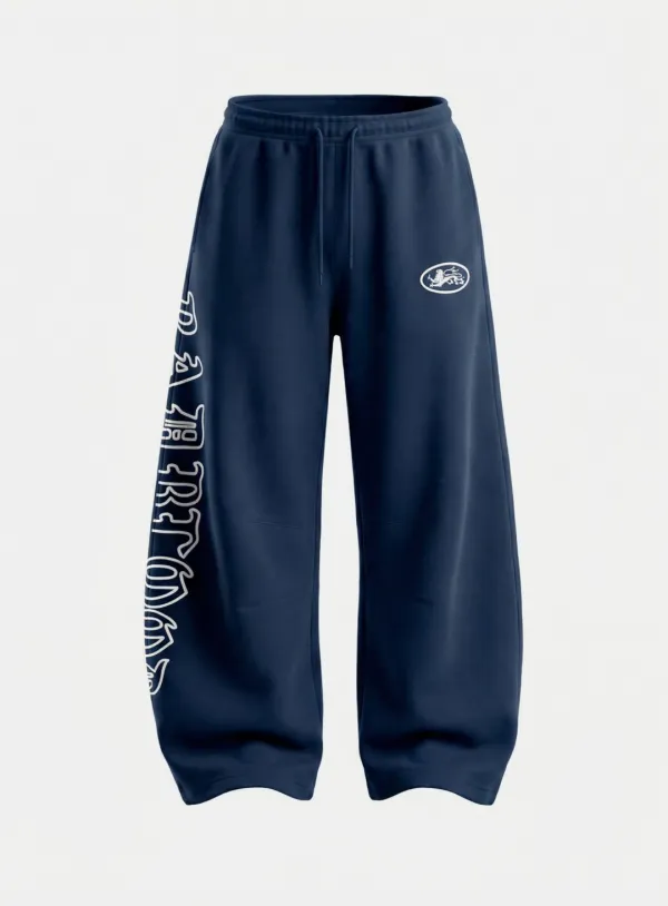 [w-pts26-054] Mystic Capsule Semi-Curved Fit Joggers - Navy
