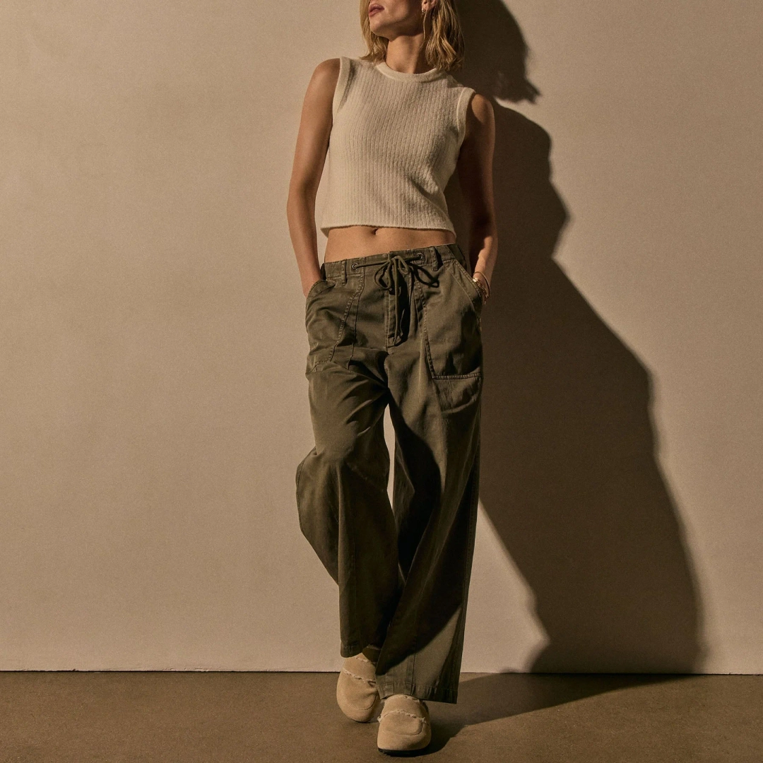 제임스펄스 Brushed Merino Cashmere Blend Tank - Ivory 상품 이미지 3