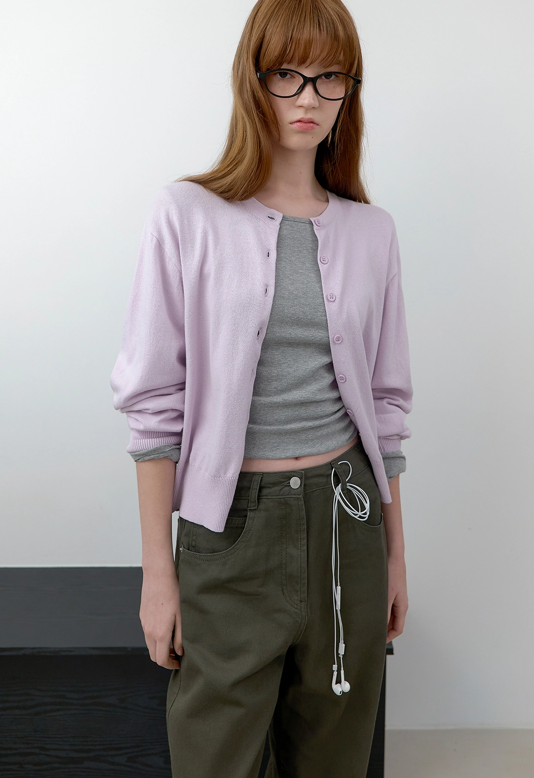 아뜰리에 나인 (CD-2259)COTTON CLASSICAL KNIT CARDIGAN 상품 이미지 2