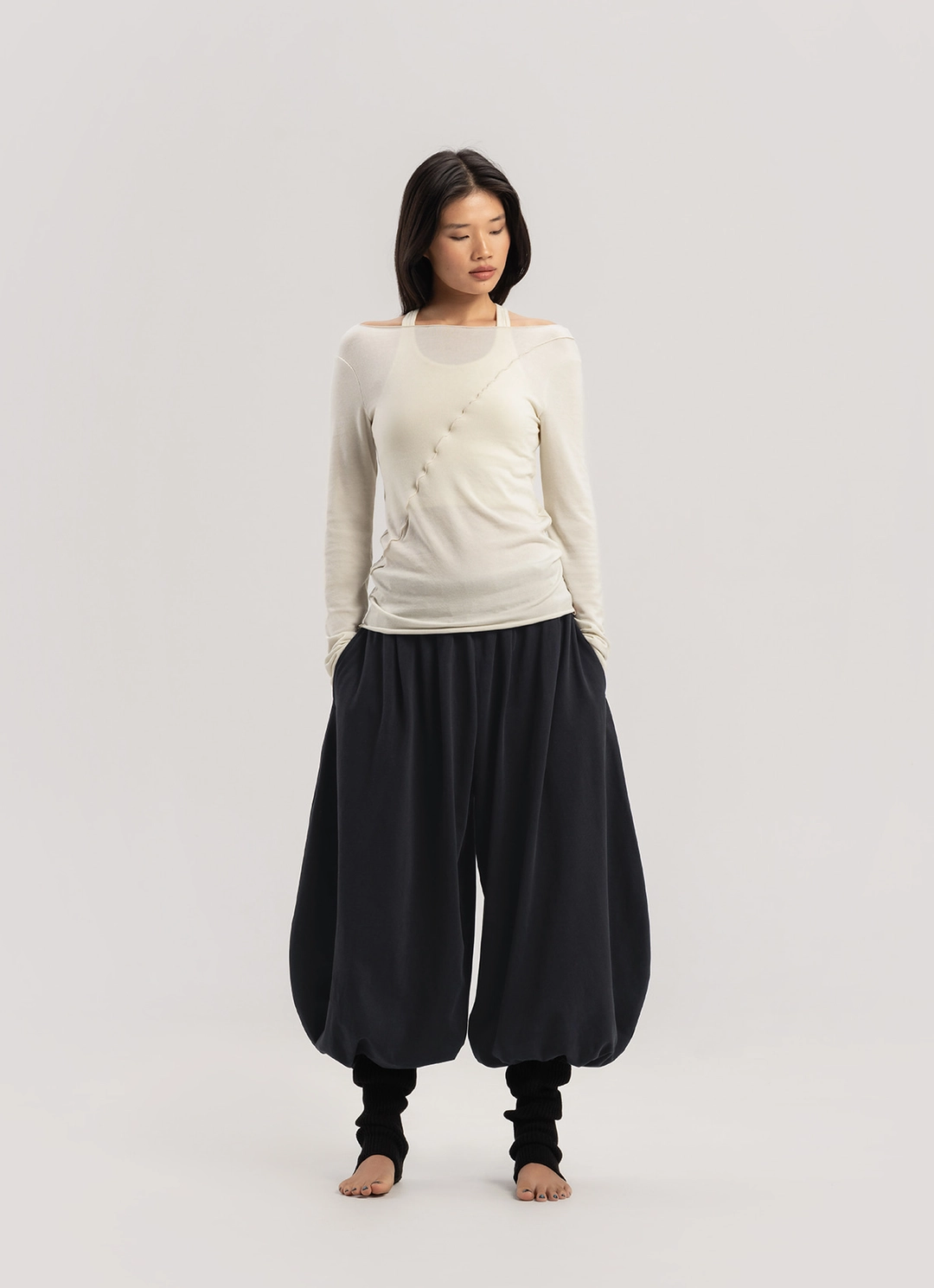부디무드라 BM long warmer_Black 상품 이미지 1