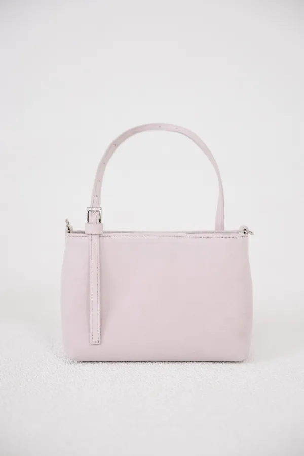 [2nd reorder] suede chain mini bag (lavender)