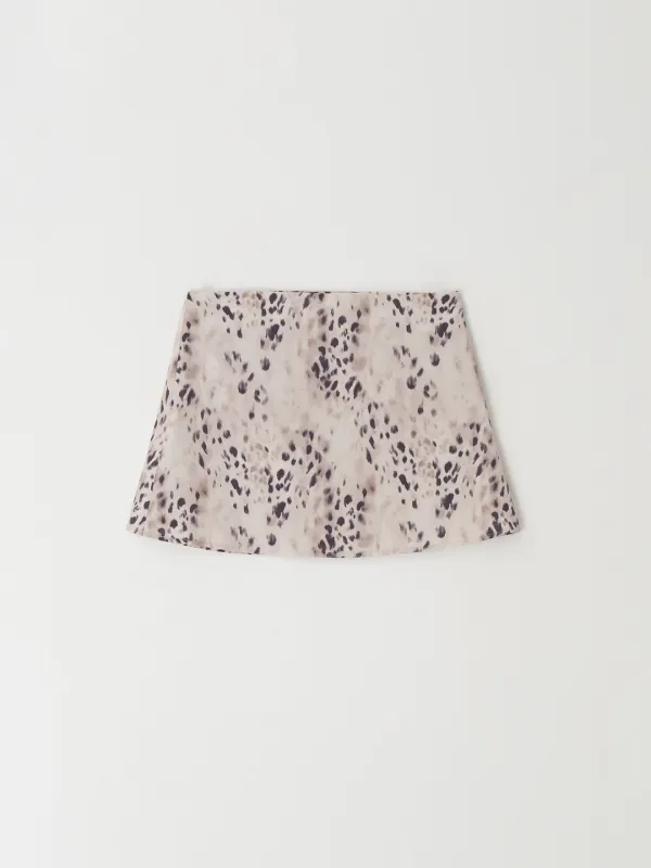 Leopard Mini Skirt