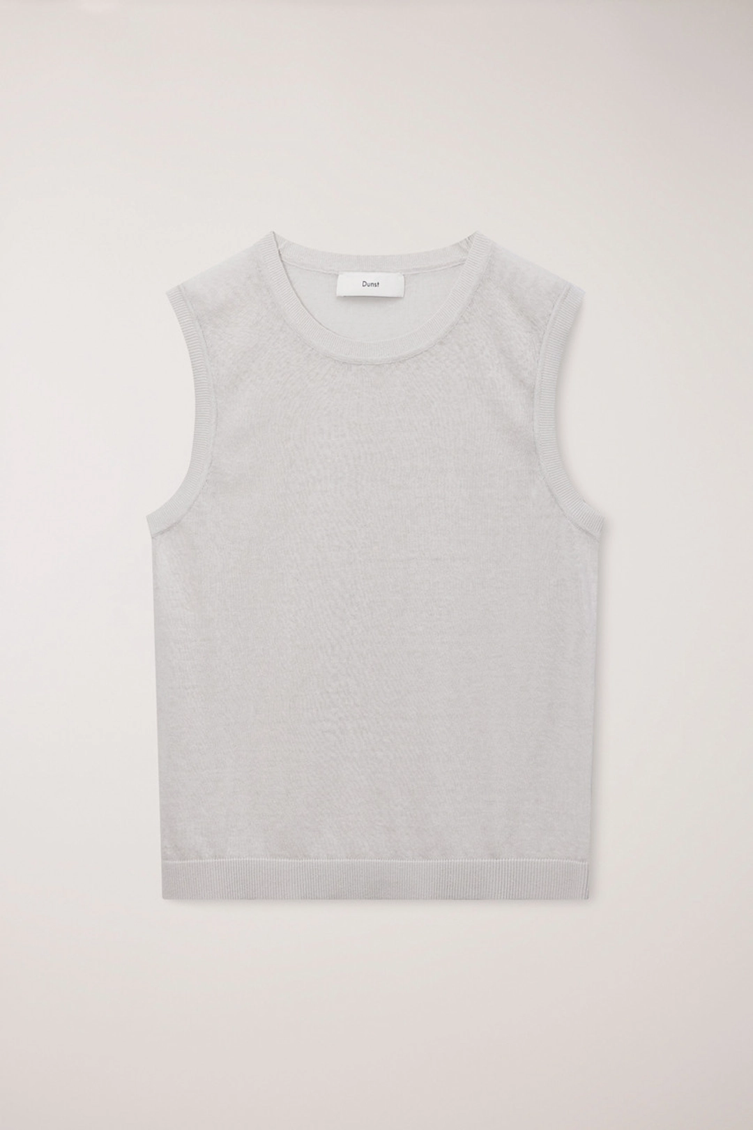 던스트 UNISEX SHEER LAYERING KNIT VEST LIGHT GREY_UDSW6B131G1 상품 이미지 1