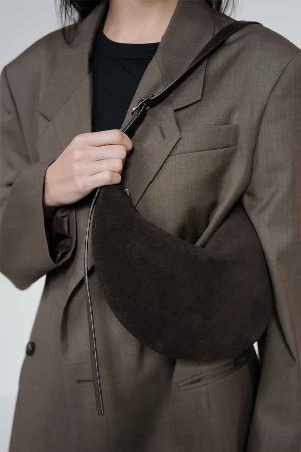 [Exclusive] Half Moon Bag_Brown