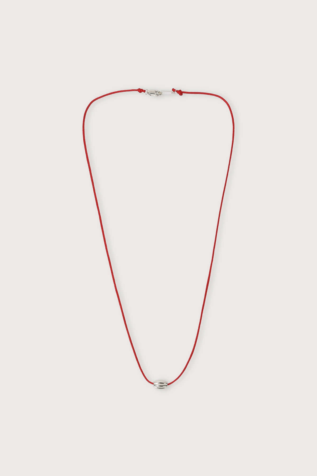 SILVER BALL NECKLACE
