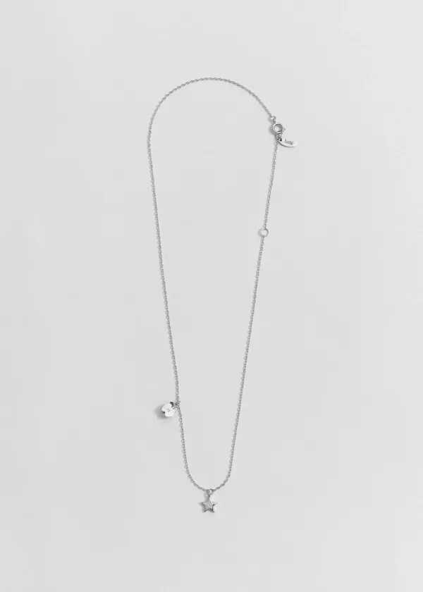 2nd) a star necklace (silver)
