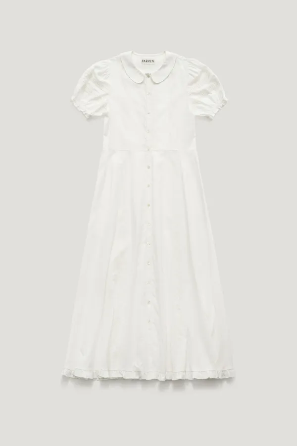NUEVAS FRILL LACE DRESS_IVORY / ₩189,000