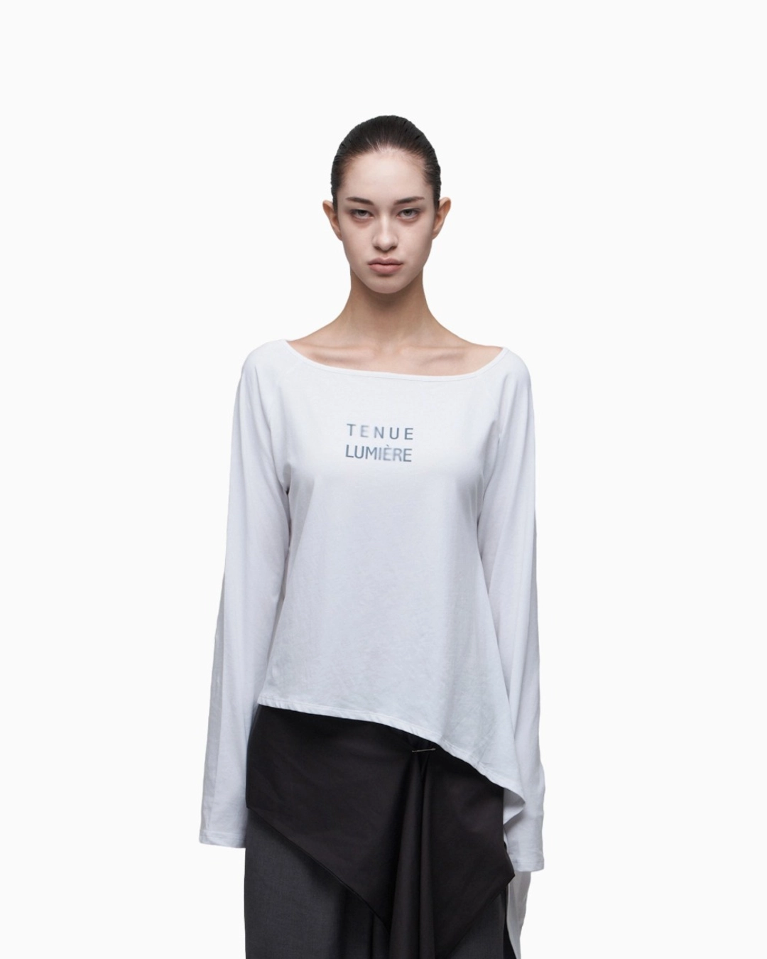 시너진 TENUE FLARED LONG SLEEVE WHITE 상품 이미지 1