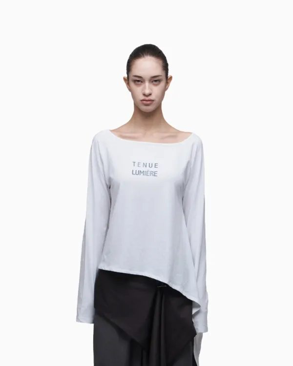 TENUE FLARED LONG SLEEVE WHITE