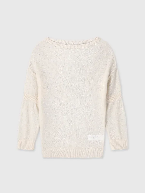 (W) CONVERTIBLE RIB-BAND KNIT TOP_ IVORY