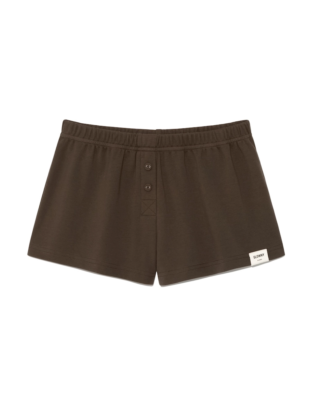 글로니 BUTTON FLY MINI SHORTS (CHOCO) 상품 이미지 2