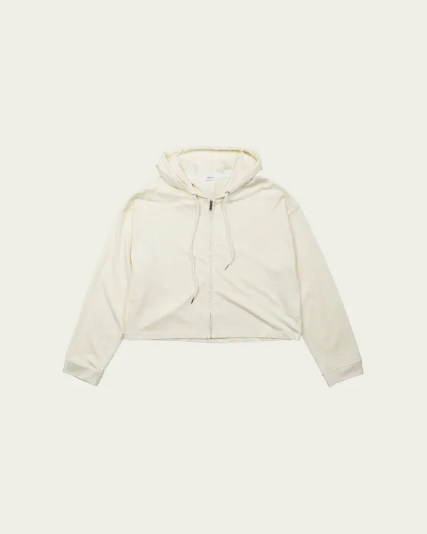 (4차) Jovi Hoodie Zip-up - Ivory