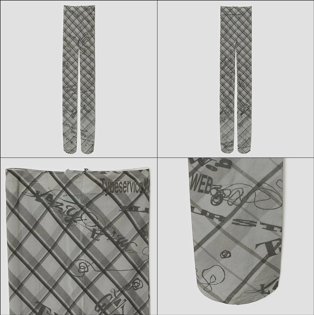 타입서비스 Sketch Grid Tights [Gray] 상품 이미지 2