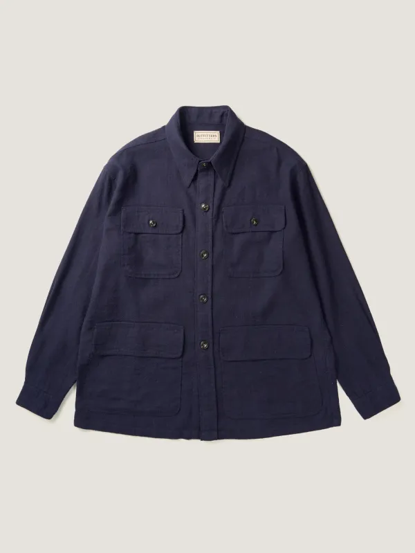 CAROLINE SILK LINEN JACKET [ Royal Blue ] 2nd Reorder 소량 입고