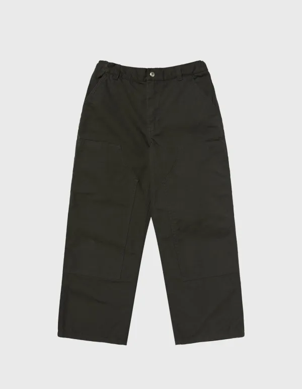 CHILDREN DOUBLE KNEE WORK PANTS / Charcoal