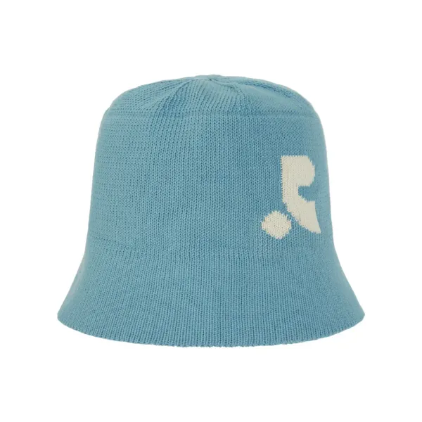 KNIT BUCKET HAT - BLUE