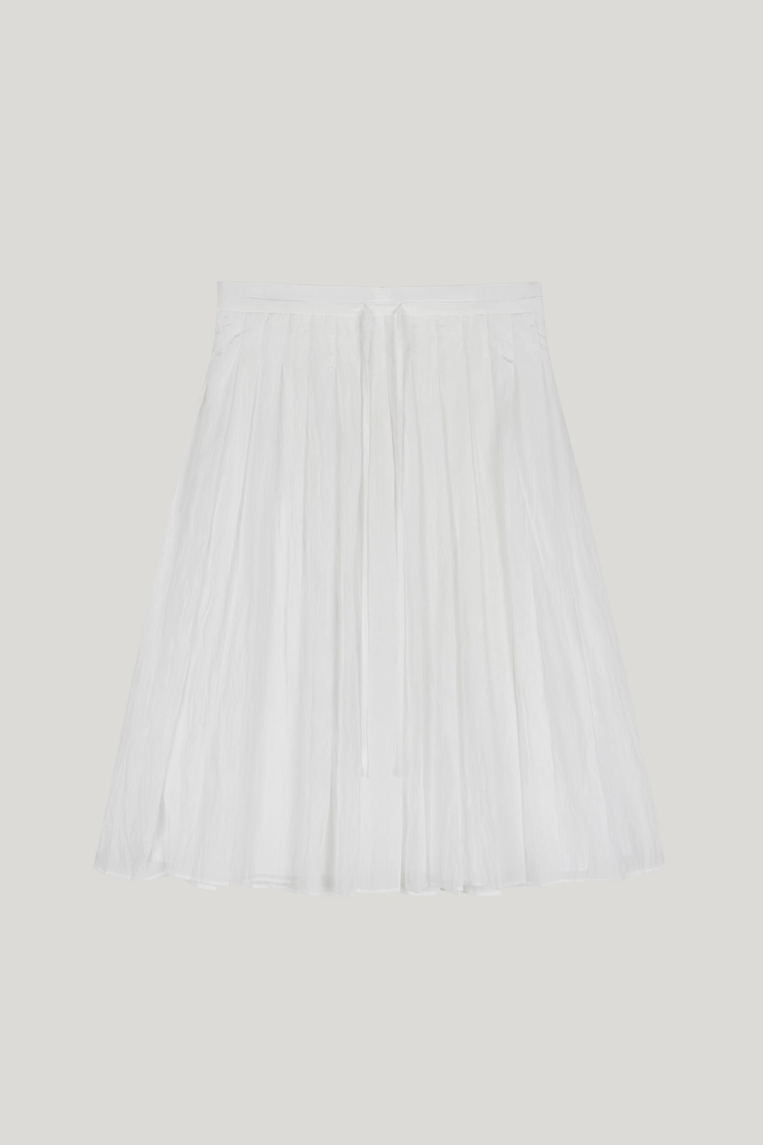 포에트 서울 string pleated skirt_white 상품 이미지 2