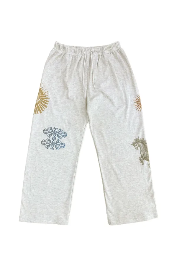 TAROT WAFFLE PANTS (IVORY)