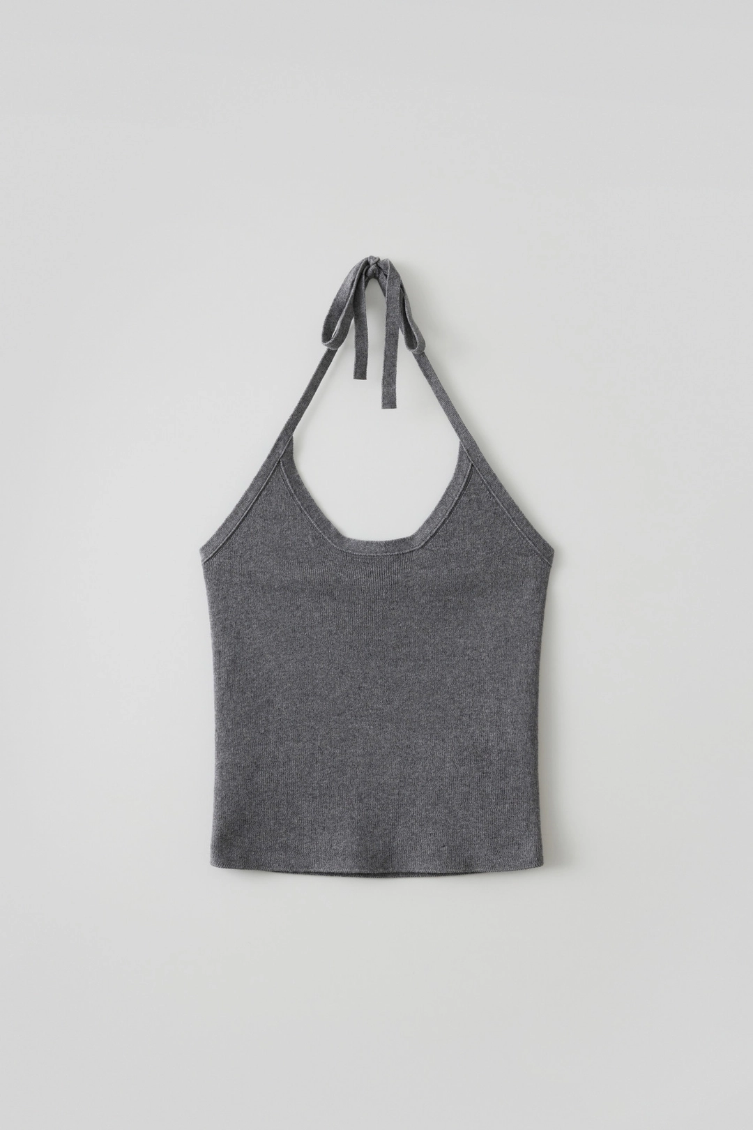 타낫 T/T Halter knit top (gray) 상품 이미지 1