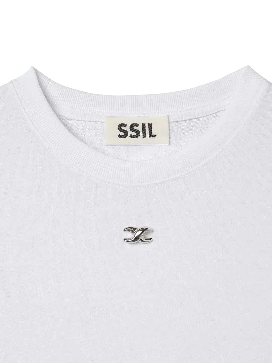 에스실 Metal Signature T-Shirt_S_White 상품 이미지 3