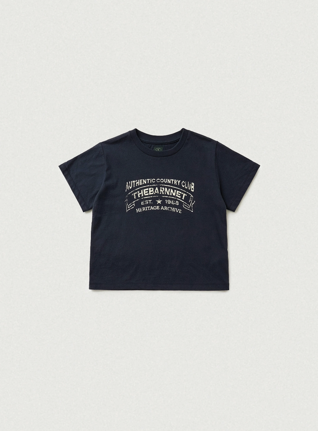 더바넷 Heritage Brushed Cotton Tee_Navy 상품 이미지 1