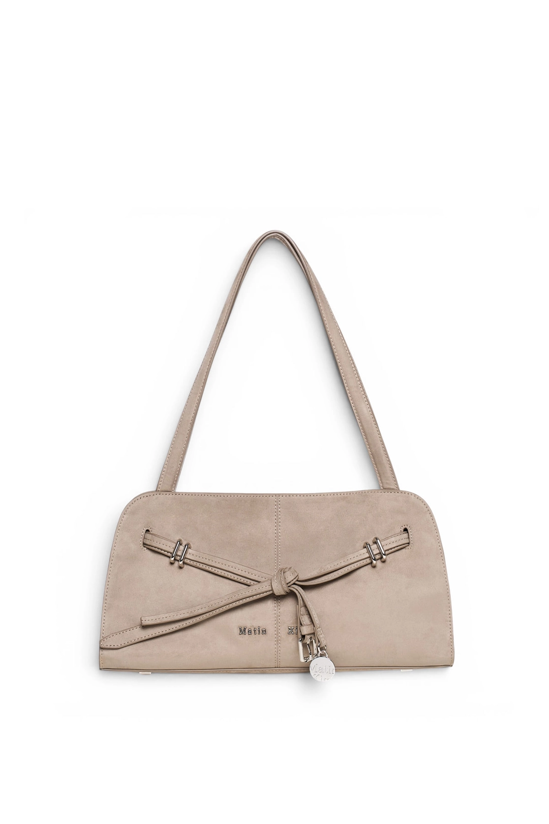 마뗑킴 DROP TAIL MELLOW SHOULDER BAG IN BEIGE 상품 이미지 1