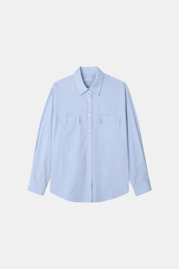 Double Pocket Shirt in Blue