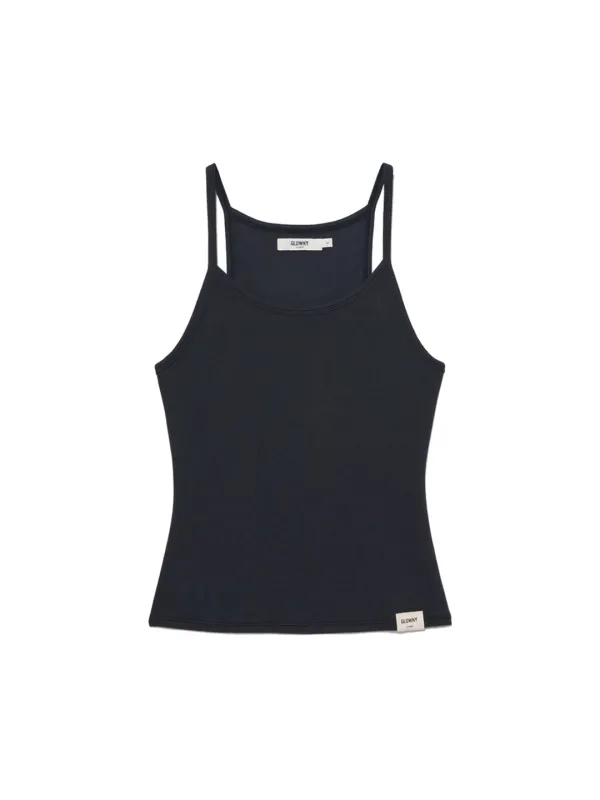G FINE STRAP CAMISOLE (NAVY)