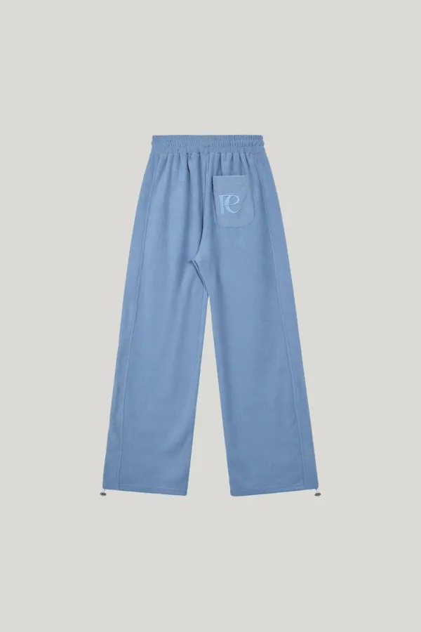 [Restock] (terry)fleece jogeer pants_skyblue