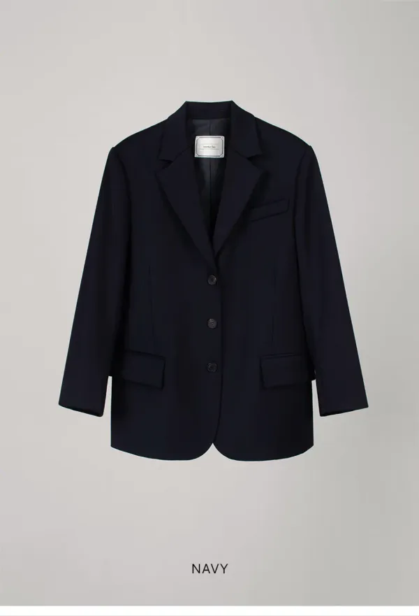 WOOL SINGLE JACKET