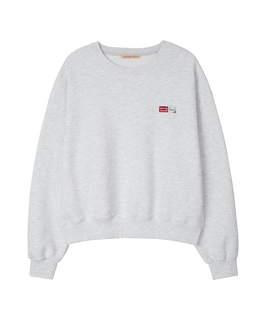 비터셀즈 Loose Fit Essential Sweat Shirt-Light Grey 상품 이미지 1