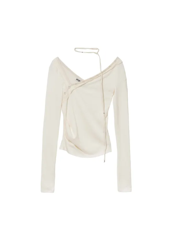 Twisted Long Sleeve w/ Necklace