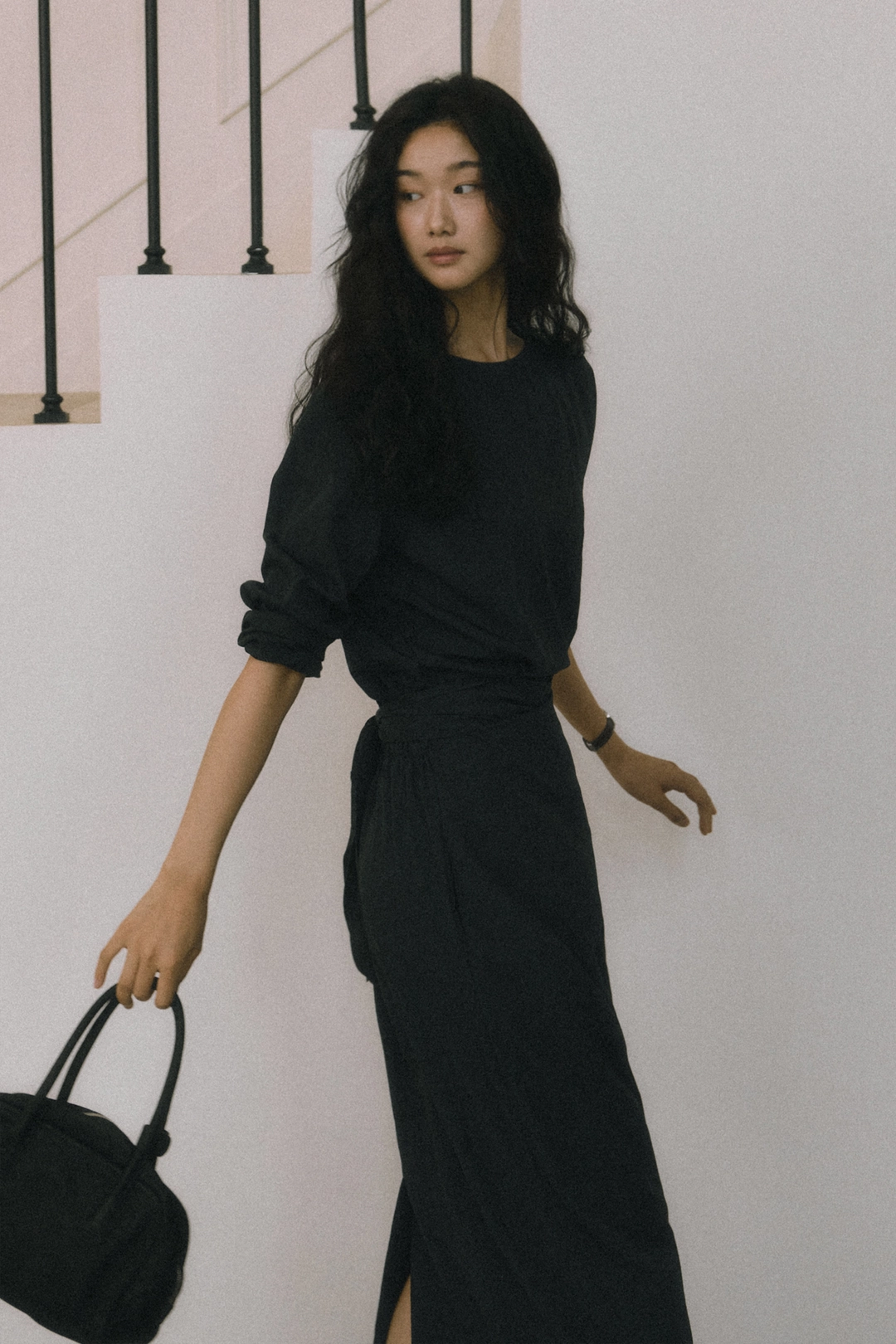 세이지먼트 DERPI TWIST STRAP DRESS_DEEP NAVY 상품 이미지 2