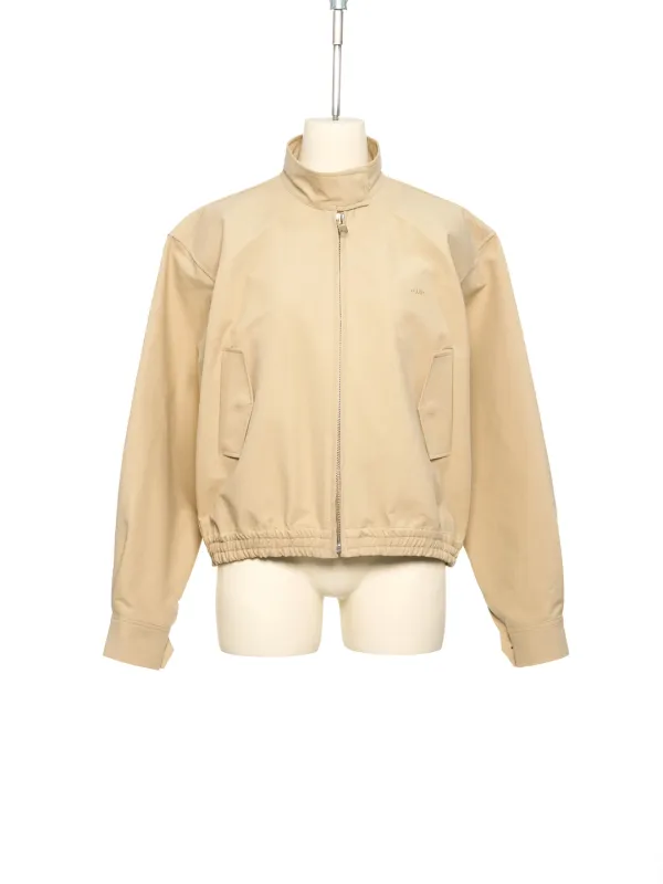 PF25 BEIGE STAND COLLAR BLOUSON