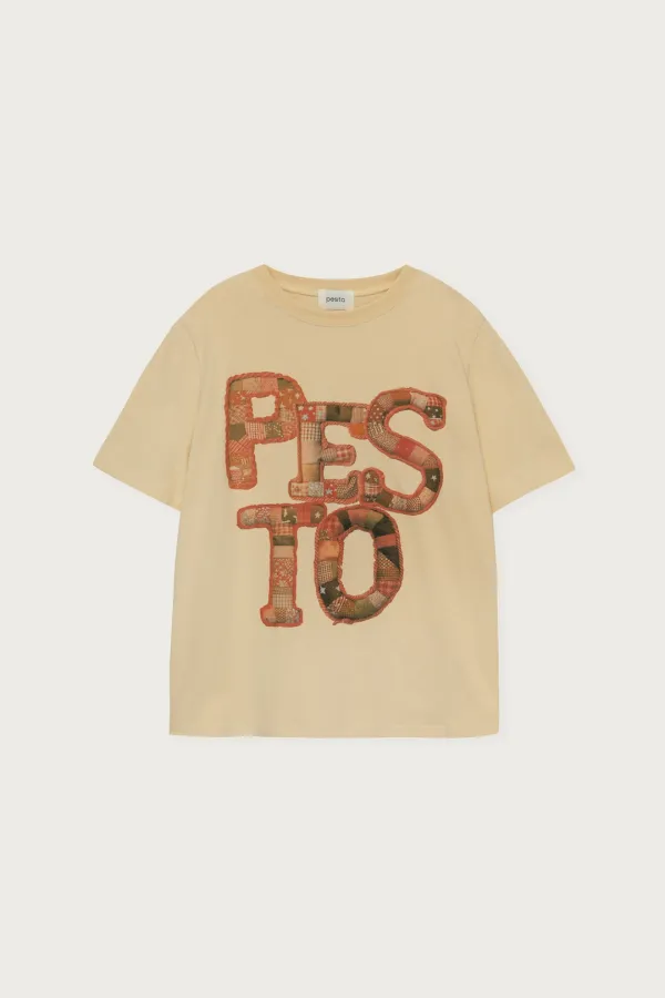 [2차 리오더] PESTO ARTWORK T-SHIRT PEACH