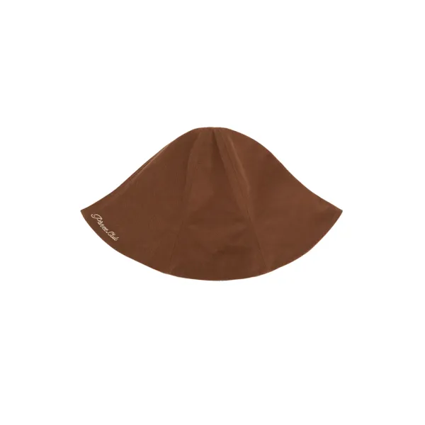 Peach Touch Bucket Hat (chocolate brown)
